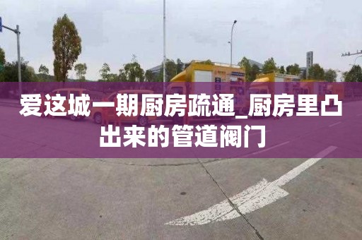 爱这城一期厨房疏通_厨房里凸出来的管道阀门