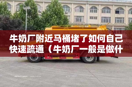 牛奶厂附近马桶堵了如何自己快速疏通（牛奶厂一般是做什么的）