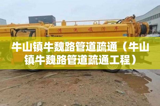 牛山镇牛魏路管道疏通（牛山镇牛魏路管道疏通工程）