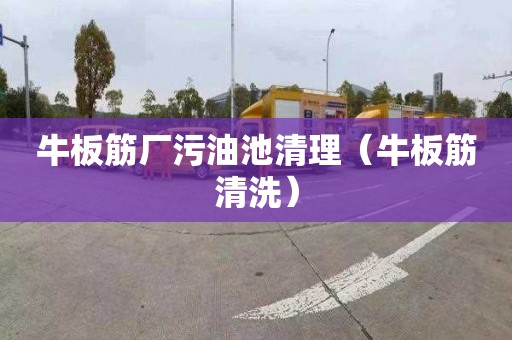 牛板筋厂污油池清理（牛板筋清洗）