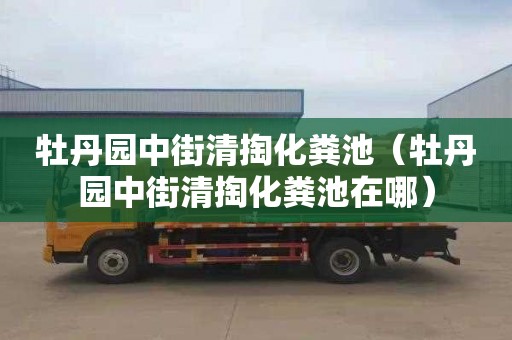 牡丹园中街清掏化粪池（牡丹园中街清掏化粪池在哪）