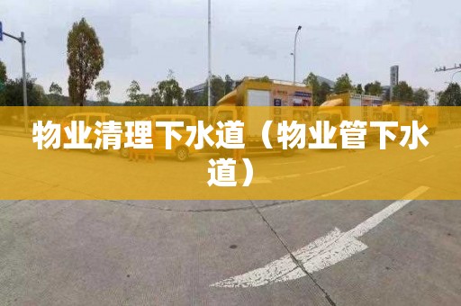 物业清理下水道（物业管下水道）