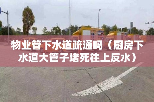 物业管下水道疏通吗（厨房下水道大管子堵死往上反水）