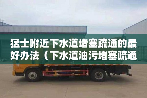 猛士附近下水道堵塞疏通的最好办法（下水道油污堵塞疏通的最好办法）