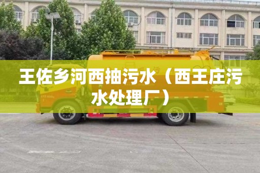 王佐乡河西抽污水（西王庄污水处理厂）