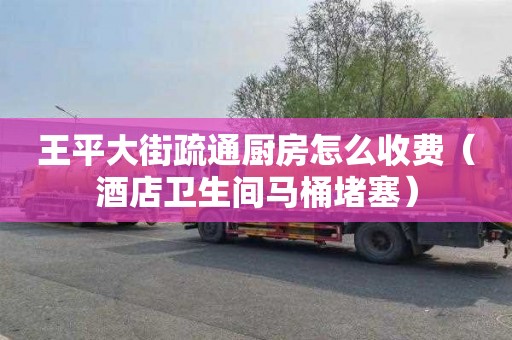王平大街疏通厨房怎么收费（酒店卫生间马桶堵塞）