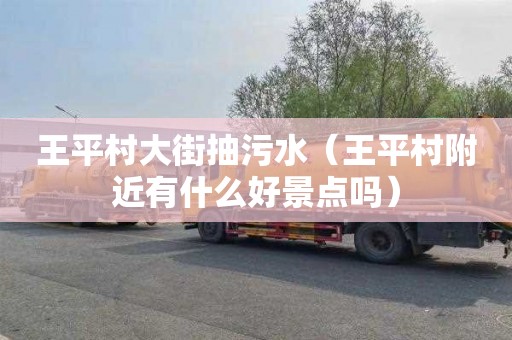 王平村大街抽污水（王平村附近有什么好景点吗）