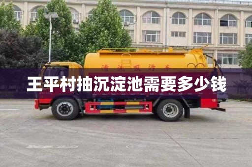 王平村抽沉淀池需要多少钱