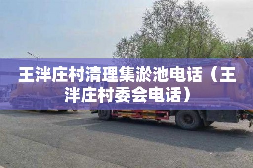 王泮庄村清理集淤池电话（王泮庄村委会电话）