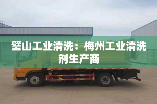 璧山工业清洗：梅州工业清洗剂生产商
