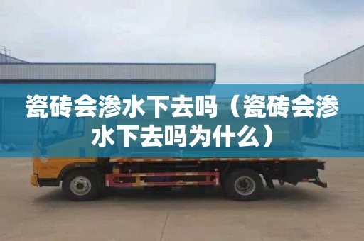 瓷砖会渗水下去吗（瓷砖会渗水下去吗为什么）