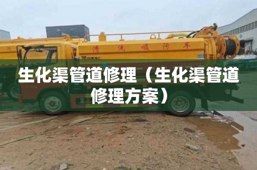 生化渠管道修理（生化渠管道修理方案）