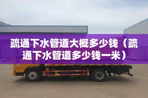 疏通下水管道大概多少钱（疏通下水管道多少钱一米）