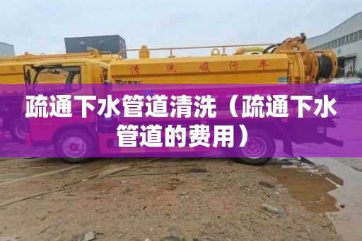 疏通下水管道清洗（疏通下水管道的费用）