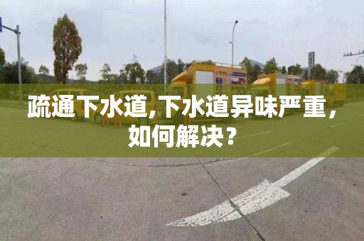 疏通下水道,下水道异味严重，如何解决？