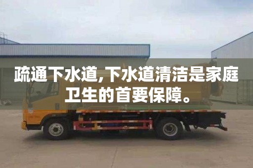 疏通下水道,下水道清洁是家庭卫生的首要保障。