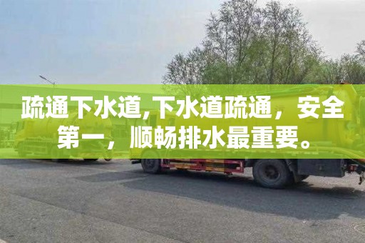 疏通下水道,下水道疏通，安全第一，顺畅排水最重要。