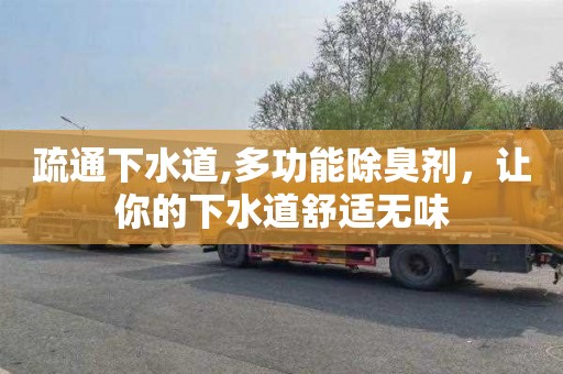 疏通下水道,多功能除臭剂，让你的下水道舒适无味