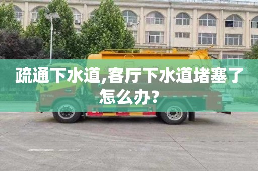 疏通下水道,客厅下水道堵塞了怎么办？