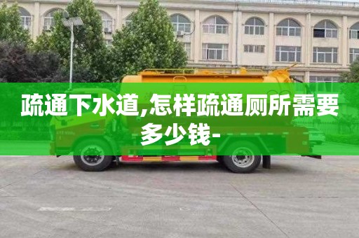 疏通下水道,怎样疏通厕所需要多少钱-