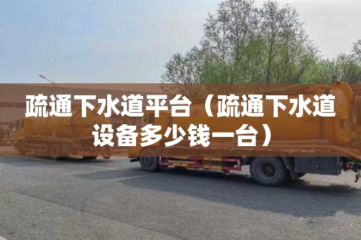 疏通下水道平台（疏通下水道设备多少钱一台）
