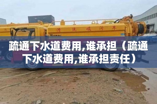 疏通下水道费用,谁承担（疏通下水道费用,谁承担责任）