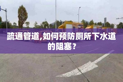 疏通管道,如何预防厕所下水道的阻塞？