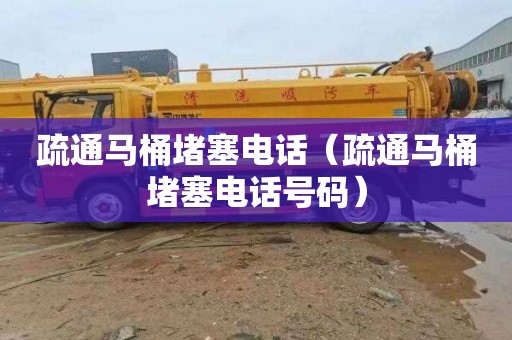 疏通马桶堵塞电话（疏通马桶堵塞电话号码）