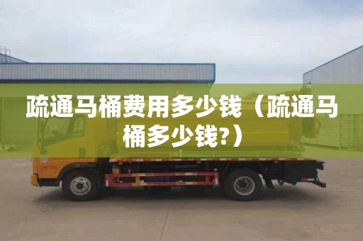 疏通马桶费用多少钱（疏通马桶多少钱?）