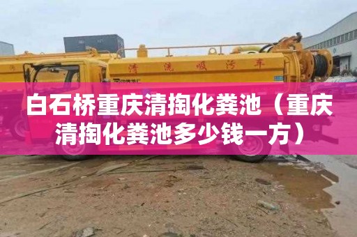 白石桥重庆清掏化粪池（重庆清掏化粪池多少钱一方）