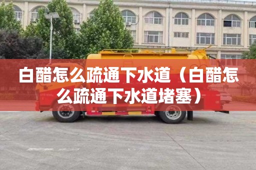 白醋怎么疏通下水道（白醋怎么疏通下水道堵塞）