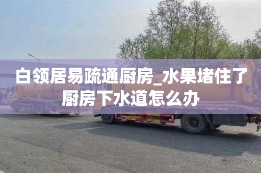 白领居易疏通厨房_水果堵住了厨房下水道怎么办