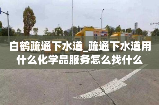 白鹤疏通下水道_疏通下水道用什么化学品服务怎么找什么