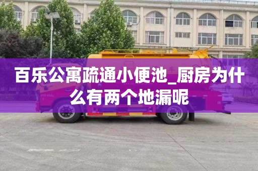 百乐公寓疏通小便池_厨房为什么有两个地漏呢