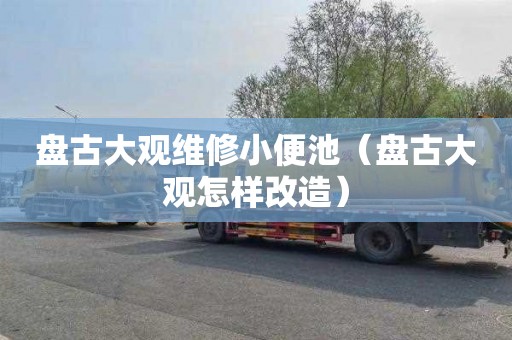 盘古大观维修小便池（盘古大观怎样改造）