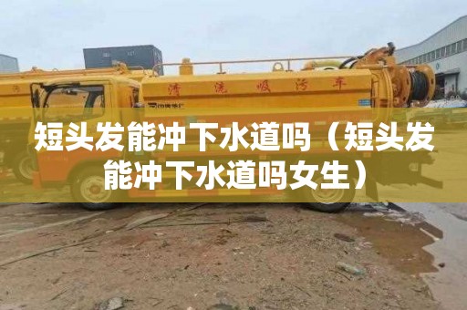 短头发能冲下水道吗（短头发能冲下水道吗女生）