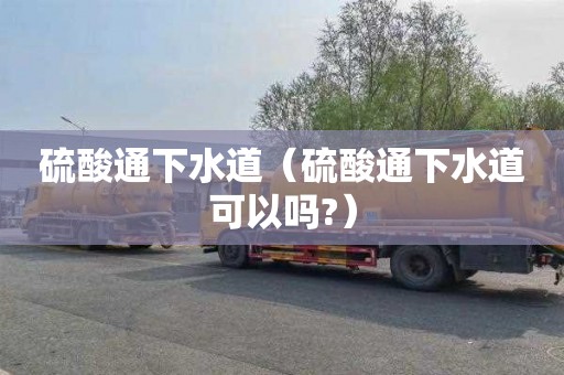 硫酸通下水道（硫酸通下水道可以吗?）