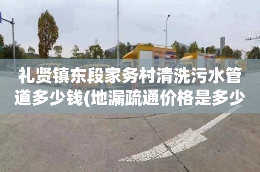 礼贤镇东段家务村清洗污水管道多少钱(地漏疏通价格是多少)