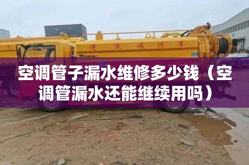 空调管子漏水维修多少钱（空调管漏水还能继续用吗）