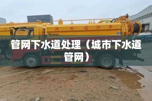 管网下水道处理（城市下水道管网）