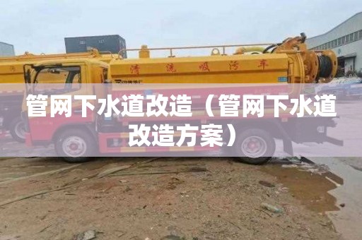 管网下水道改造（管网下水道改造方案）