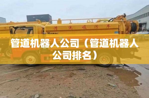 管道机器人公司（管道机器人公司排名）