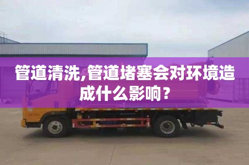 管道清洗,管道堵塞会对环境造成什么影响？