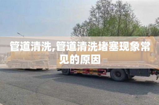 管道清洗,管道清洗堵塞现象常见的原因