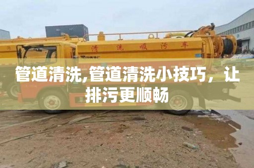 管道清洗,管道清洗小技巧，让排污更顺畅