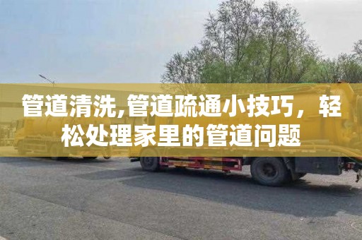 管道清洗,管道疏通小技巧，轻松处理家里的管道问题