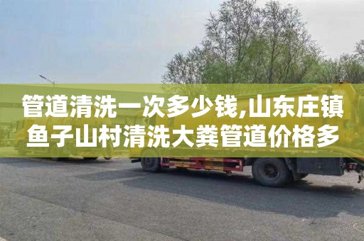 管道清洗一次多少钱,山东庄镇鱼子山村清洗大粪管道价格多少