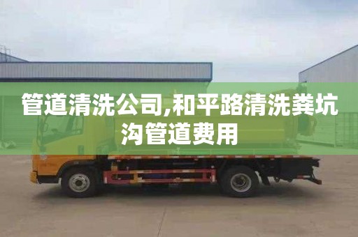 管道清洗公司,和平路清洗粪坑沟管道费用