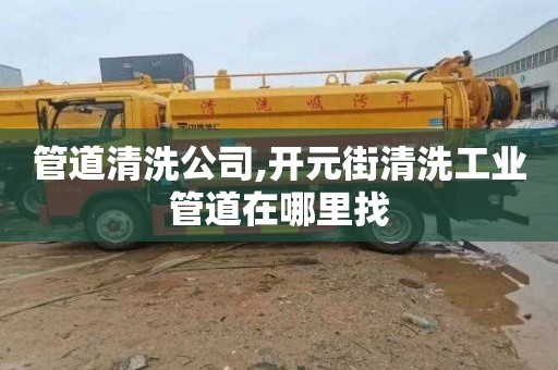 管道清洗公司,开元街清洗工业管道在哪里找