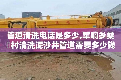 管道清洗电话是多少,军响乡桑硲村清洗泥沙井管道需要多少钱